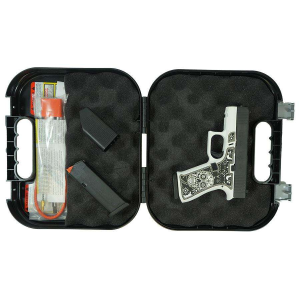 GLOCK 43X FS 9MM WFRONT RAILS USA Sugar Skull Black  White