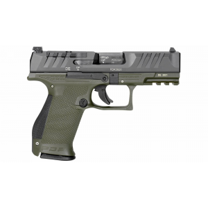 Walther Arms PDP Compact 9mm 4 15+1 Optic Ready OD Green Frame Pistol