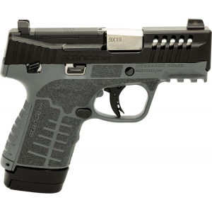 Savage Arms 67059 Stance XR 9mm 13+1 3.20 Natural Black Nitride Ported Stainless Steel Slide Gray Glass Filled Nylon Grip Ambidextrous