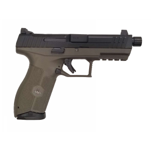 MASADA Optics Ready Pistol Od, 9mm, 4.6 Threaded Barrel, 2-17rd Magazine, Suppressor Height 3-dot Sight Od Green