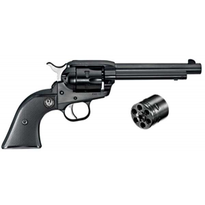 RUGER 0629 Single-six Convertible 22lr /22 Wmr 5.50 6 Round Blued Black Rubber Grip