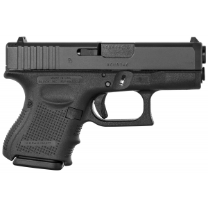 Glock UG2650201 G26 Gen 4 9mm Luger 3.42 10+1 Black Black Interchangeable Backstrap Grip Fixed Sights