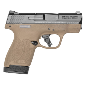 Smith  Wesson MP9 Shield Plus Micro Compact 9mm 31 10 Round  13 Round Flat Dark Earth Black Slide Pistol
