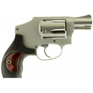 Smith & Wesson 10186 642 Performance Center38 Special 1.88 5 Round Stainless Steel Black Rubber w/Wood Insert Grip