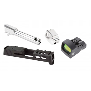Zaffiri Precision KIT- ZPS.2 Sig P365 Slide RMSC Cut Black, SIG P365 Threadless Compensated Barrel, Stainless, Crimson Trace CTS-125 3 MOA Red Dot Sight