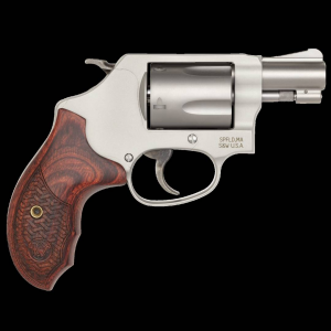 Smith & Wesson 637 Performance Center 38 Special 1.88 5 Round Stainless Steel Wood Grip Revolver