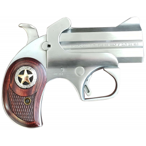 Bond Arms BARD Rustic Defender Derringer Break Open 45 Colt (LC) or 2 1/2 410 Gauge 3 Barrel 2 Round Stainless Steel *Exclusive*