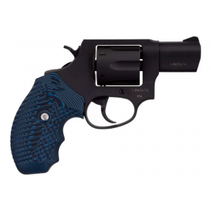 Taurus 2856021MVZ16 856   Revolver Single/Double 38 Special 2 6 Rd Blue Cyclone Grip Black