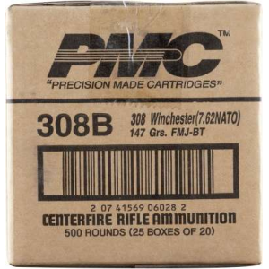 Bulk PMC Case FMJBT Ammo