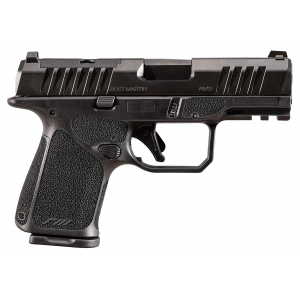 Rost Martin RM1SBLKOSP RM1C Sub-Compact Frame 9mm 15+1 3.60 Black Match Grade Barrel, Black Tenifer Optic Ready/Serrated Steel Slide, Black Polymer Frame w/Picatinny Rail, Textured Grip