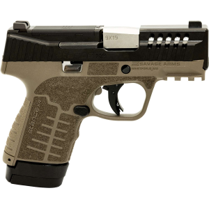 Savage Arms 67064 Stance XR 9mm 13+1 3.20 Natural Black Nitride Ported Stainless Steel Slide FDE Glass Filled Nylon Grip Ambidextrous