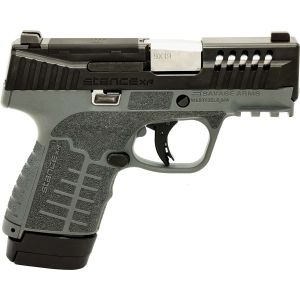 Savage Arms 67066 Stance XR 9mm 13+1 3.20 Natural Black Nitride Ported Stainless Steel Slide Gray Glass Filled Nylon Grip Ambidextrous