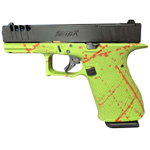 GLFA 19 STRIKER 9MM 4 15 SHOT BLK FRAME SPLATER ZOMBIE SLIDE