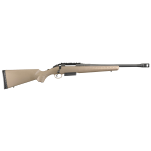 Ruger 16950 American Ranch 450 Bushmaster 3+1 16.12 Flat Dark Earth Matte Black Right Hand