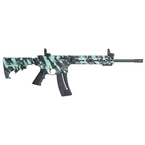 Smith & Wesson M&P15-22 Sport22 LR 16.50 25+1 Robin Egg Blue Platinum/Black Rifle