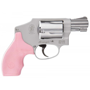 Smith & Wesson 150466 642 Airweight38 Special 1.88 5 Round Stainless Steel Pink Synthetic Grip