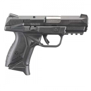 Ruger 8648 American Compact 45 ACP 3.75 10+1 Black Polymer Black Wrap Around Ergonomic