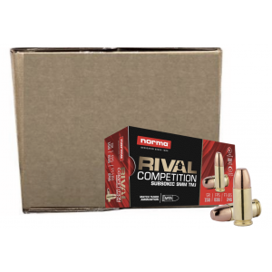NORMA RIVAL COMPETITION SUBSONIC 9MM 158GR TMJ AMMUNITION 1000rd Case