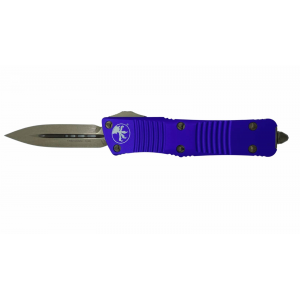 Microtech Troodon D/E Bronze Standard Blade Purple Handle Knife