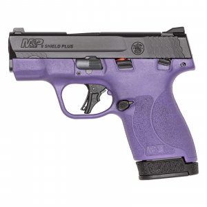 S&W SHIELD PLUS 9MM 3.1 TS 13RD PURPLE PISTOL
