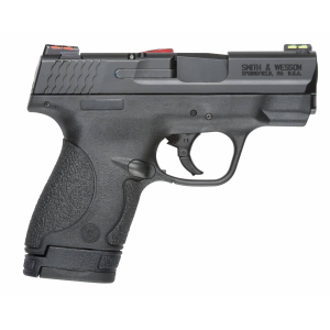 Smith & Wesson 11905 M&P Shield *CA Compliant 9mm Luger 3.10 7+1 & 8+1 Black Black Armornite Stainless Steel Black Polymer Grip HiViz Fiber Optic Sights