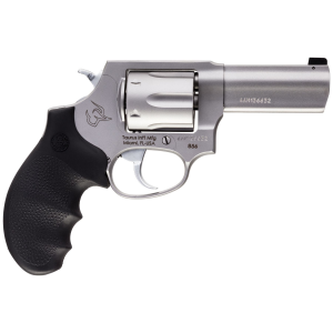 Taurus 856 Defender 38 Spl+ P 6 Round 3.5 Matte Stainless Black Hogue Rubber Grip Revolver