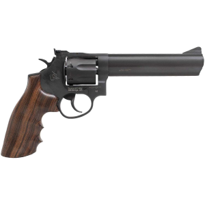 Taurus 2-660061-HWD1 66  Medium 357 Mag/38 Special +P 7 Shot 6 Matte Black Oxide Alloy Steel Barrel, Matte Black Oxide Cylinder, Matte Black Oxide Alloy Steel Frame, Wood Grip, Transfer Bar Safety