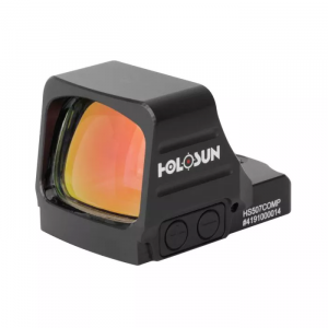 Holosun Technologies 507COMP-RD X2 Red Multi Reticle System (2 MOA Dot with 8/20/32 MOA Circle) Competition Optic