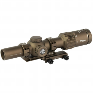 USED - Sig Sauer Tango MSR 1-6x24mm, 30mm Tube, Illuminated BDC6 Reticle, 2nd Focal Plane, w/ Mount, Coyote Tan, Riflescope