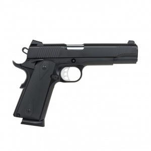 Tisas 1911 Duty B45 .45 ACP 5 8+1 Cerakote Black Rubber Grip Pistol