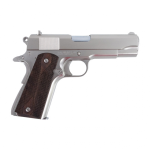 Tisas 1911A1 Tank Commander 45M .45 ACP 4.25 7+1 Nickel Finish Pistol