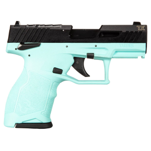 Taurus TX22 Compact 22 LR 36 2 13rd Magazines TORO Black SlideCyan Frame Pistol