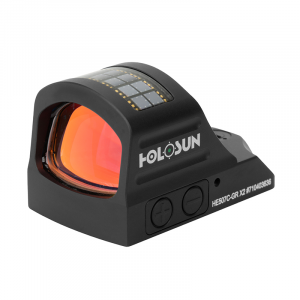 Holosun HE507C-GR X2, 1x 2 MOA Green Multi-Reticle, Black Hardcoat Anodized, Red Dot Sight