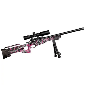 Crickett KSA2148 Precision Package 22 LR 1 16.13 Muddy Girl Fixed Thumbhole Stock Blued Right Hand
