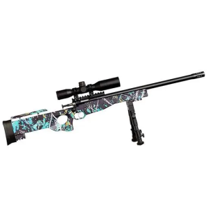 Crickett Precision Package 22 LR 1 16.13 Muddy Girl Serenity Fixed Thumbhole Stock Blued Right Hand