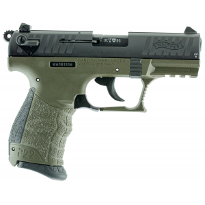 Walther Arms 5120338 P22 Military *CA Compliant 22 LR 3.42 10+1 OD Green Black Tenifer Slide OD Green Polymer Grip