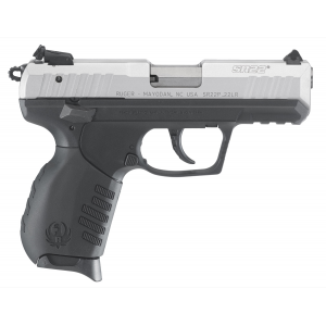 Ruger SR22 Standard 22 LR 3.5 10 Round Black Polymer Grip Silver Slide Pistol