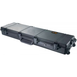 Pelican IM3300 Storm Long Case Black HPX Resin 2 Guns w/Wheels