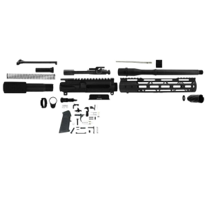 TacFire PK300LPK10 AR 300 AAC Blackout Pistol Build Kit with Lower Parts Kit 105 Black Parkerized Barrel