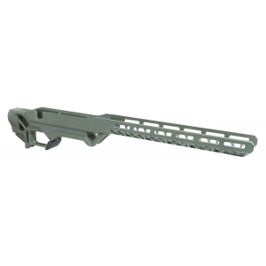 Timber Creek Outdoors ERCR7SAOD Enforcer Rifle Chassis OD Green Aluminum SA Rem700 Action Right
