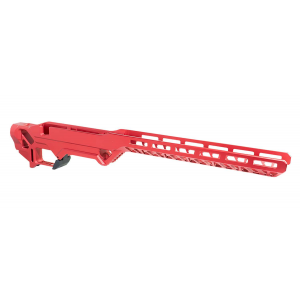 Timber Creek Outdoors ERCR7SAR Enforcer Rifle Chassis Red Aluminum SA Rem700 Action Right