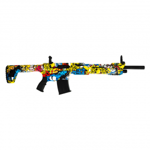 Tokarev TAR 12, 12ga, 18.5 Barrel, 3 Chamber, 1- 5rd Magazine, Graffiti Camo, Shotgun