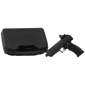 HiPoint JXP 10mm pistol wCT red dot sight and hard case threaded barrel