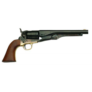 Traditions FR18602 1860 Army Break Open 44 Cal #11 Percussion 8 6 Color Case Hardened Frame Blued Barrel & Cylinder Walnut Grip