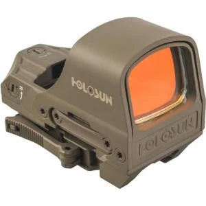 Holosun Open Reflex Sight Red Circle Dot FDE Optic
