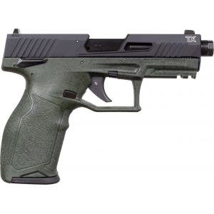 Taurus 12TX22141SP2 TX22 Gen 2 Full Size Frame 22 LR 16+1/22+1 4.60 Threaded Barrel, Serrated Slide, Adjustable Rear Sight, Polymer Frame w/Picatinny Rail