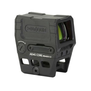 Holosun AEMS Enclosed Micro Cast Alum Solar 2MOA Red Reticle