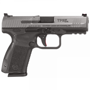 Canik TP9SF Elite 9mm Luger Striker Fire 4.19 15+1 Tungsten Gray Cerakote Steel Slide Pistol