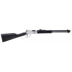 Rossi Rio Bravo Lever Action Rifle - Black / Nickel| .22 LR | 18 Barrel | 15rd | Nickel Coated Frame, Receiver & Lever