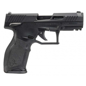 Taurus 12TX2234110 TX22 Gen 2 Full Size Frame 22 LR 10+1 4.10 Matte Black Steel Barrel, Black Hard Coat Anodized Serrated Slide, Black Polymer Frame w/Picatinny Rail, Right Hand